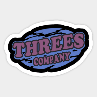 Threes Company 70s Sticker